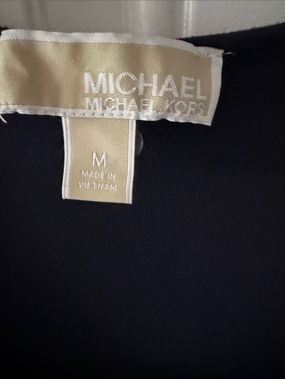 Michael Kors Navy High-Low Sleeveless Dress - Picture 2 of 3
